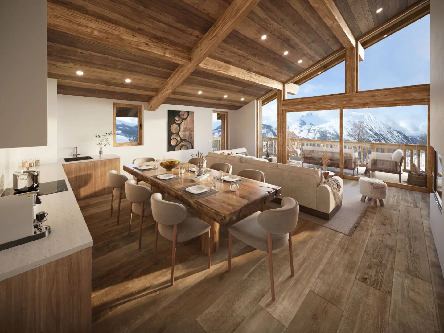 6 Bedroom Ski Apartment Near Saint-martin-de-belleville, Savoie