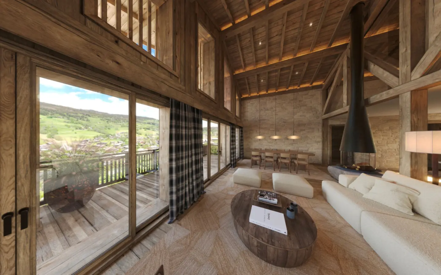 Ski Chalet Of 150 M² With 4 Bedrooms In Megeve, Haute-savoie