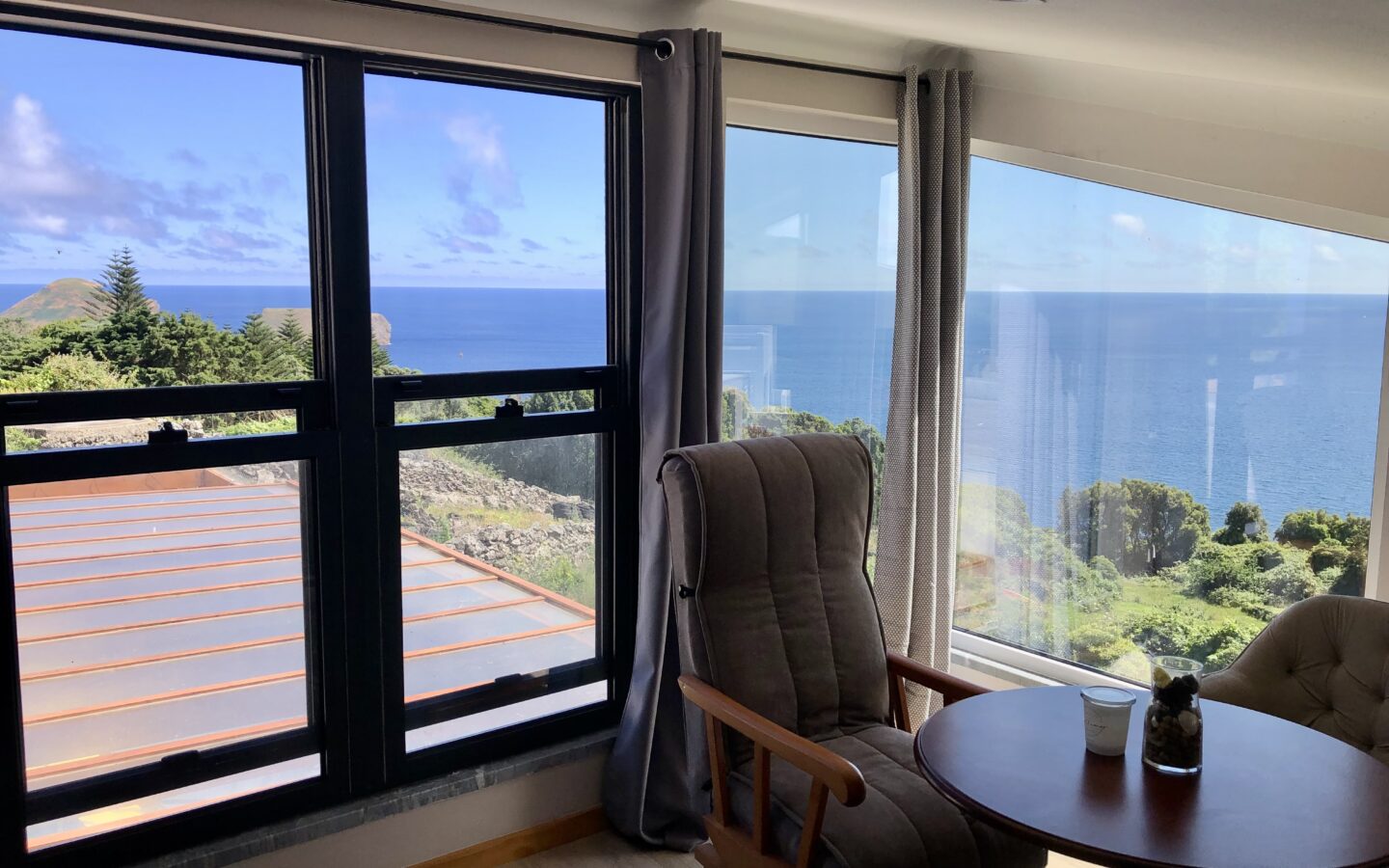 Turnkey, Southwest-facing Modern Home With Panoramic Ocean View Terceira Island, Azores; Fully Equipped