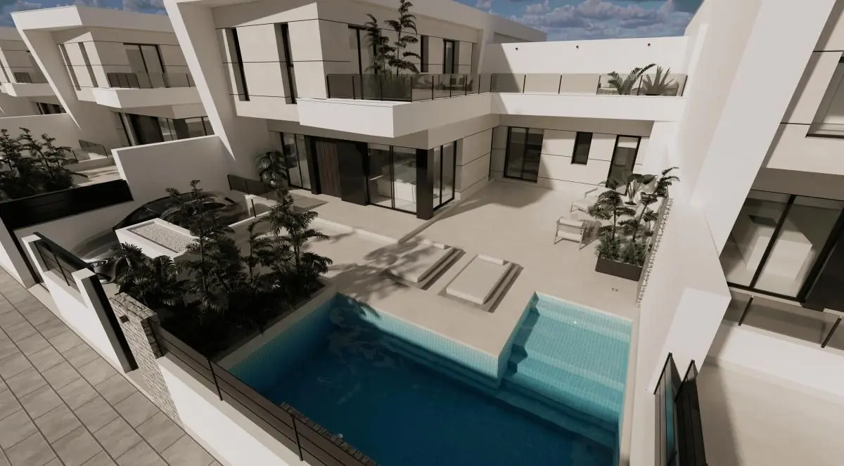 Terraced House Of 183 M² With Sea Views In Dolores, Spain