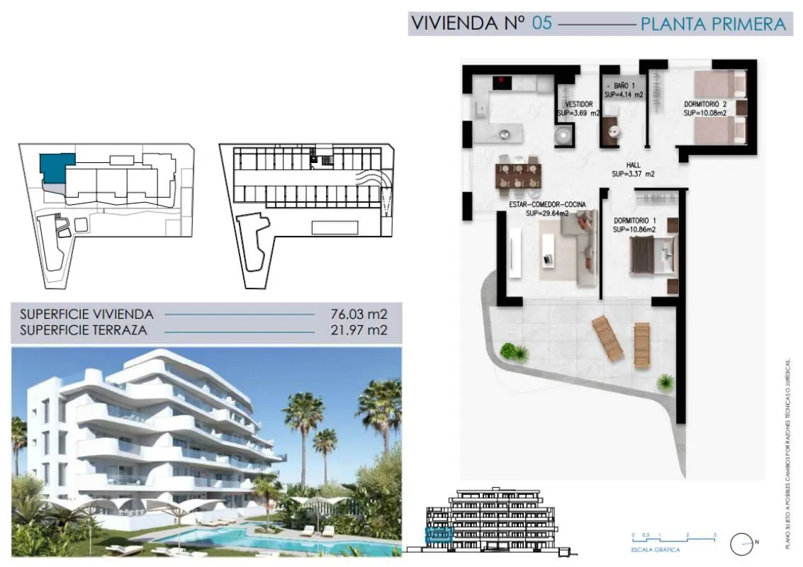 Apartment Of 71 M² In Pilar De La Horadada, Spain