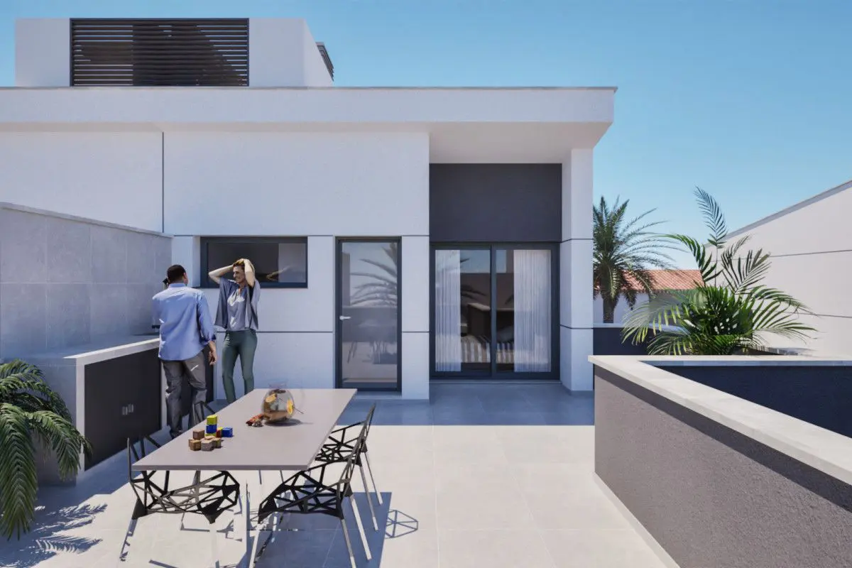 Villa Of 128 M² In Los Nietos, Spain