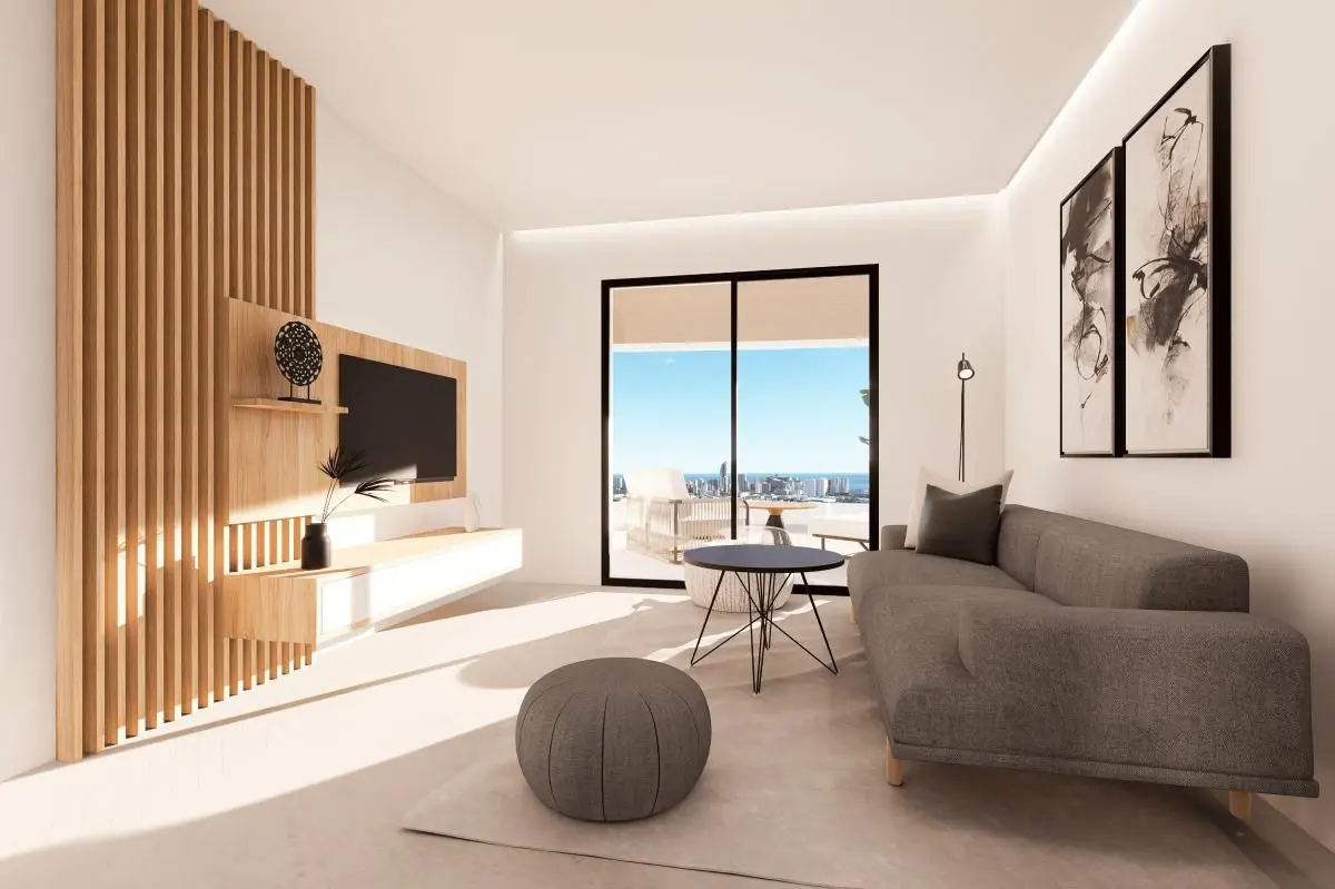 Apartment Of 88 M² With Sea Views In Finestrat, Spain