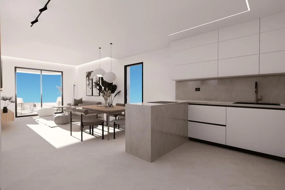 Apartment Of 88 M² With Sea Views In Finestrat, Spain
