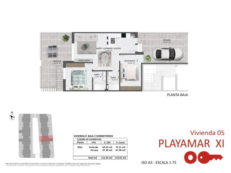 Apartment Of 105 M² In Pilar De La Horadada, Spain