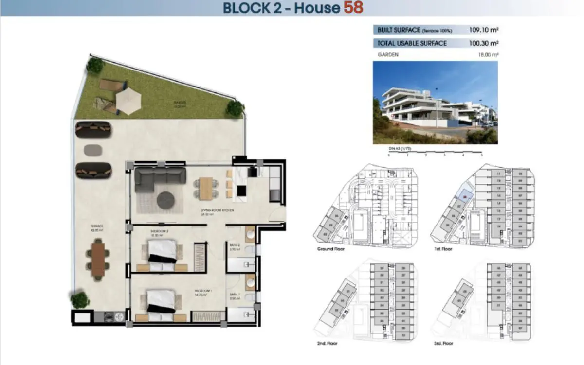 Apartment Of 78 M² In La Marina, Spain