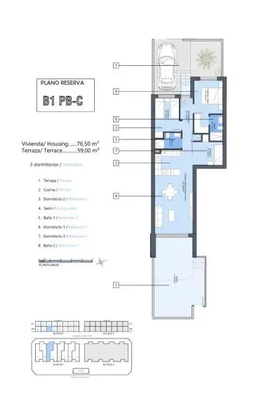 Apartment Of 90 M² In Dolores, Spain
