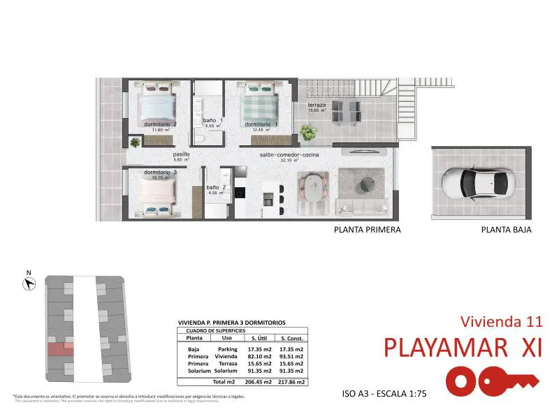 Apartment Of 105 M² In Pilar De La Horadada, Spain
