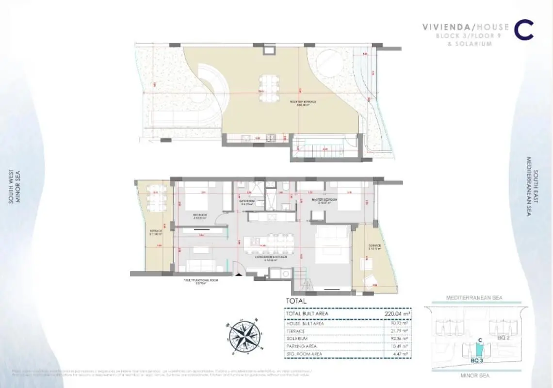 Apartment Of 229 M² In La Manga Del Mar Menor, Spain