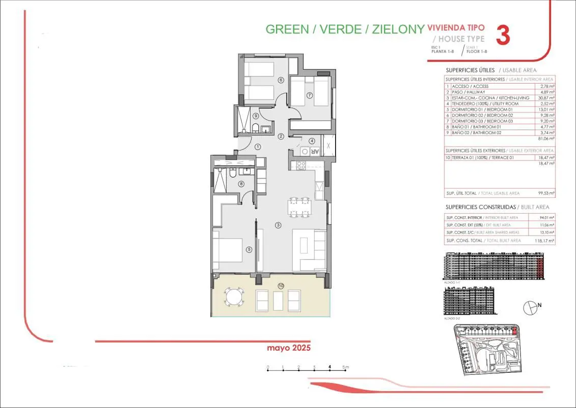 Apartment Of 91 M² In Torrevieja, Spain