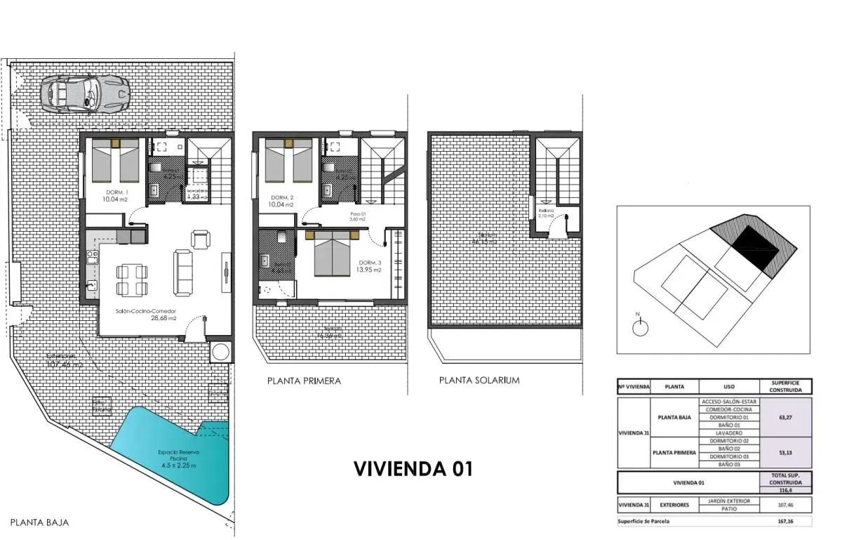 Terraced House Of 116 M² In Pilar De La Horadada, Spain