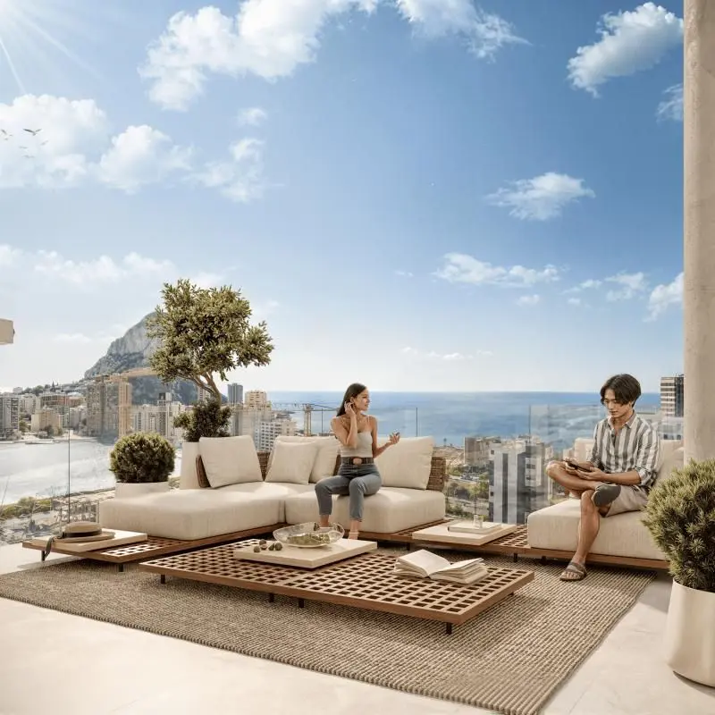 Apartment Of 107 M² With Mediterranean Views In Calpe