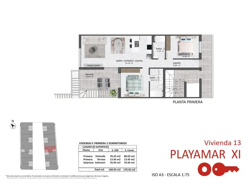 Apartment Of 105 M² In Pilar De La Horadada, Spain