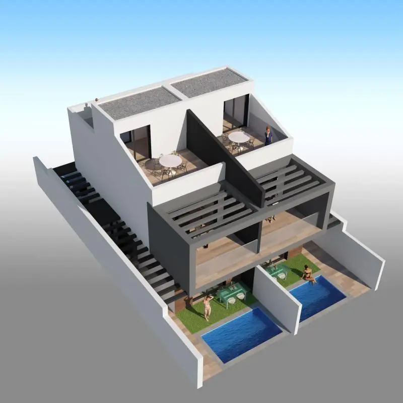 Villa Of 96 M² In Santiago De La Ribera, Spain