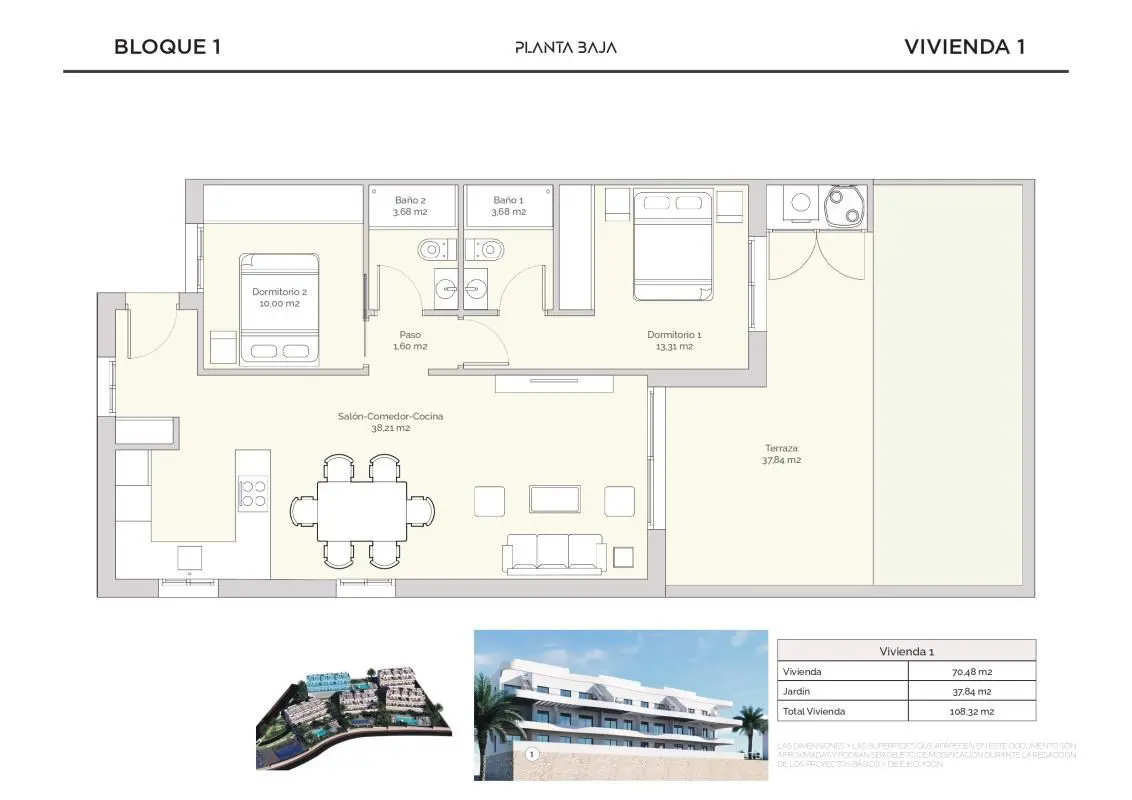 Apartment Of 88 M² With Sea Views In Finestrat, Spain