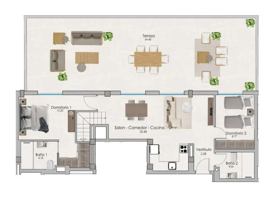 Apartment Of 94 M² In Santa Pola, Spain