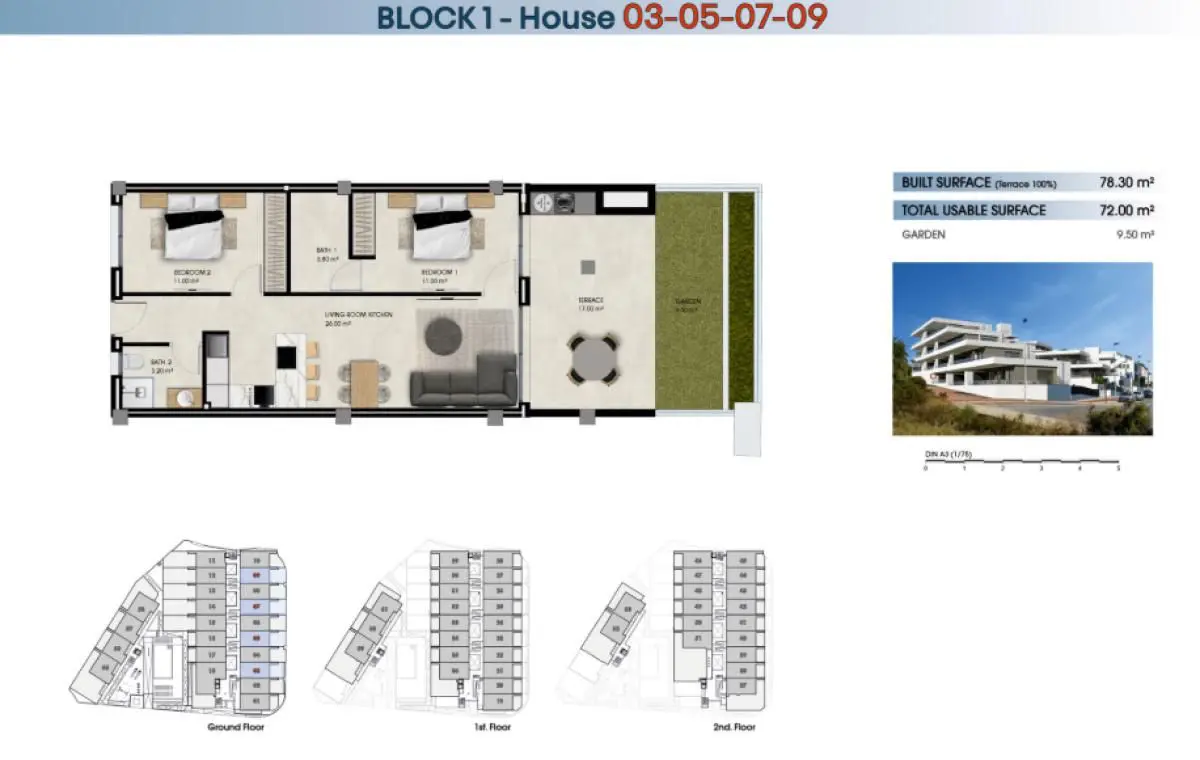 Apartment Of 78 M² In La Marina, Spain