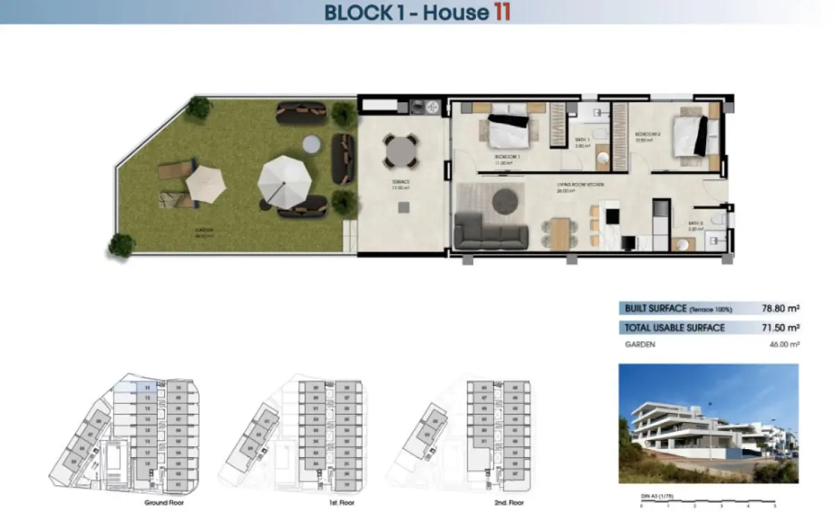 Apartment Of 78 M² In La Marina, Spain