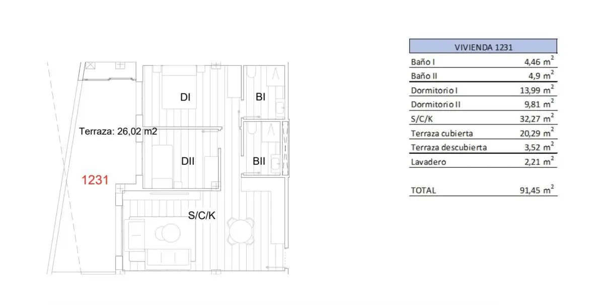 Apartment Of 213 M² In San Miguel De Salinas, Spain