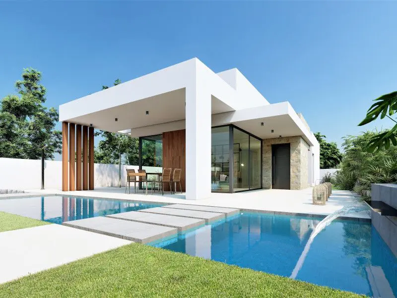 Villa Of 135 M² With Mediter Real Estate Features In San Fulgencio