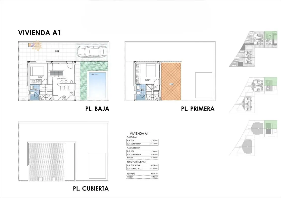 Terraced House Of 65 M² In Puerto De Mazarrón, Spain