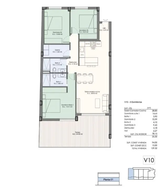 Apartment Of 212 M² With Mediter Real Estate Features In Benijofar, Spain
