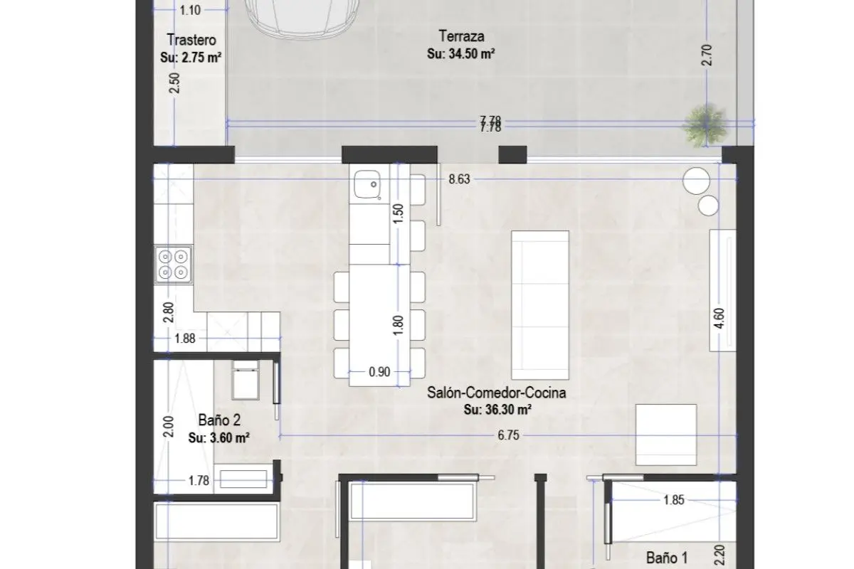 Bungalow Of 87 M² In San Pedro Del Pinatar