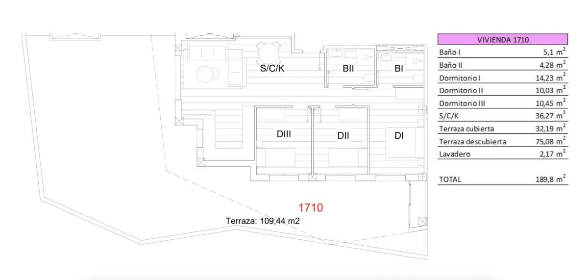 Apartment Of 213 M² In San Miguel De Salinas, Spain