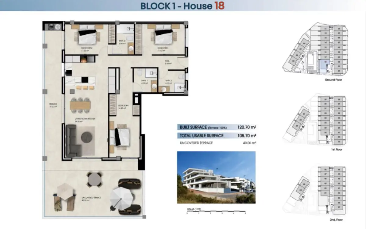 Apartment Of 78 M² In La Marina, Spain