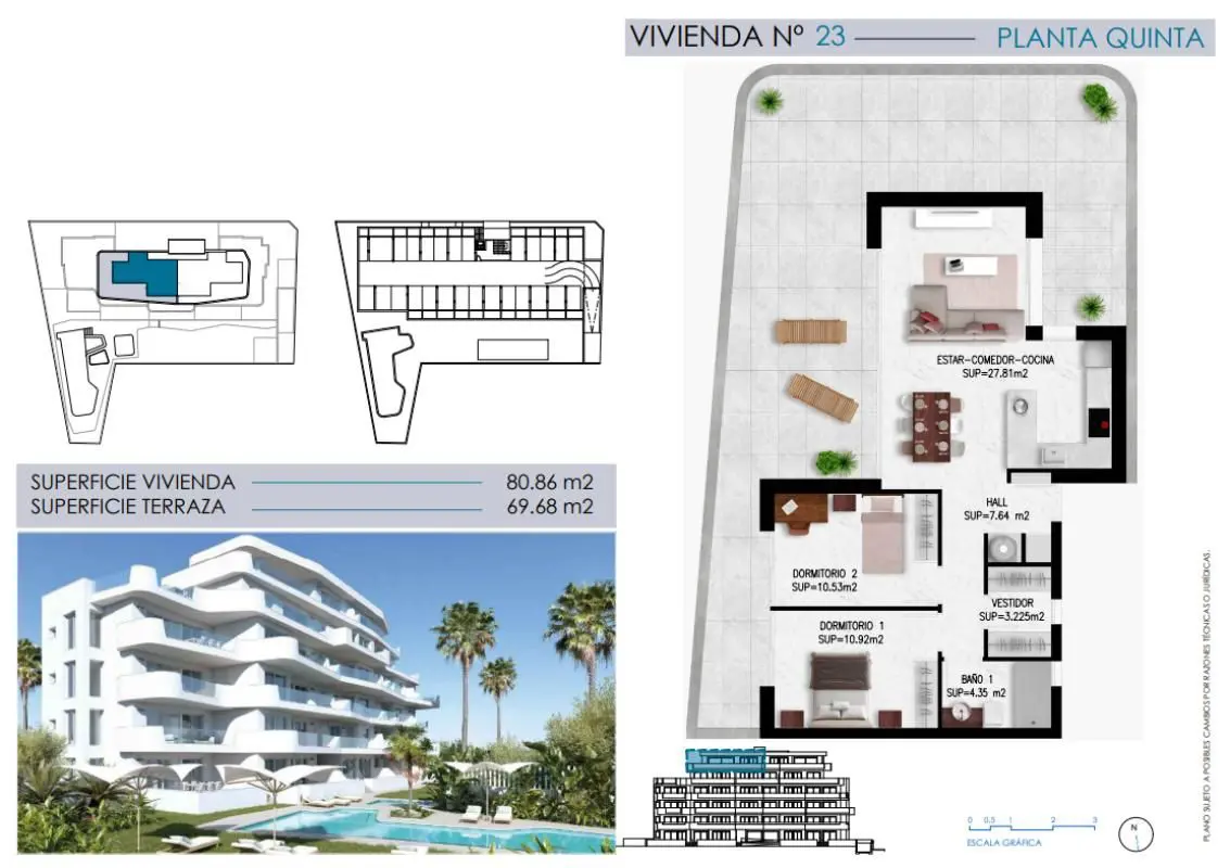 Apartment Of 71 M² In Pilar De La Horadada, Spain