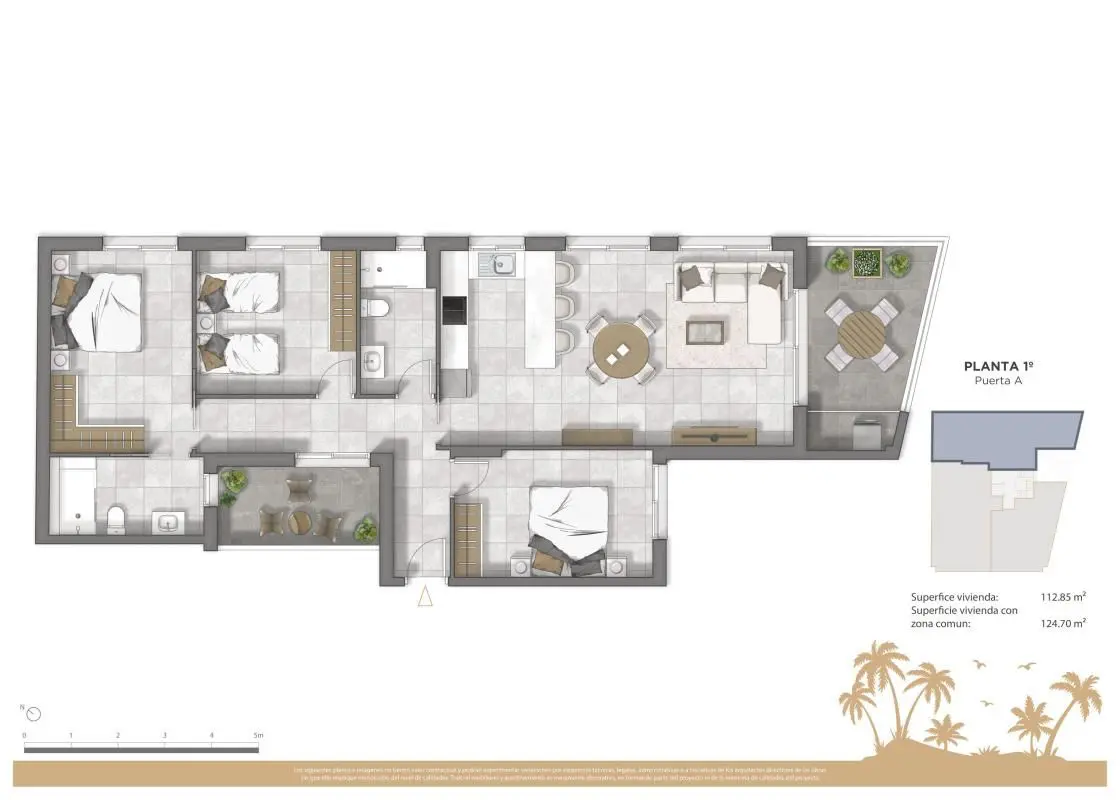 Apartment Of 114 M² In Guardamar Del Segura