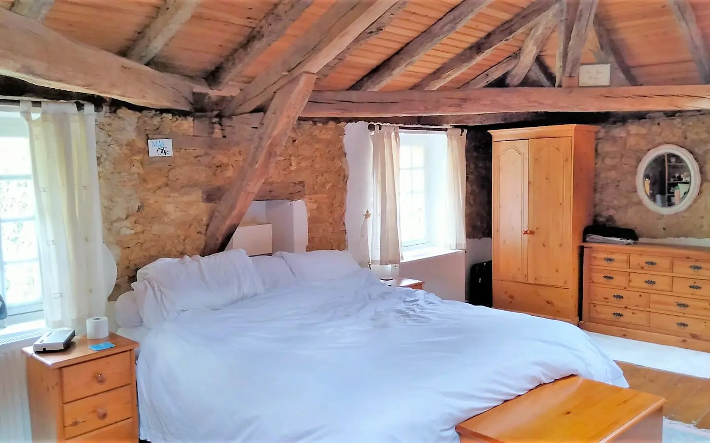 Stone House Of X M² With Outbuildings, Pond, Mature Gardens In Charente
