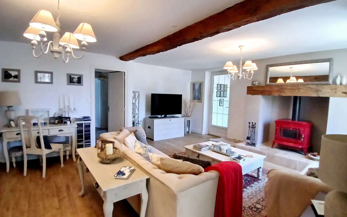 Character House Of 150 M² With Pool, Outbuildings And Garage In Dordogne Village