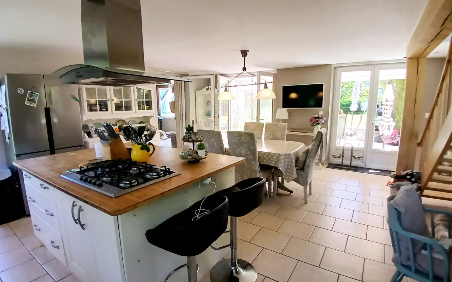 Character House Of 150 M² With Pool, Outbuildings And Garage In Dordogne Village