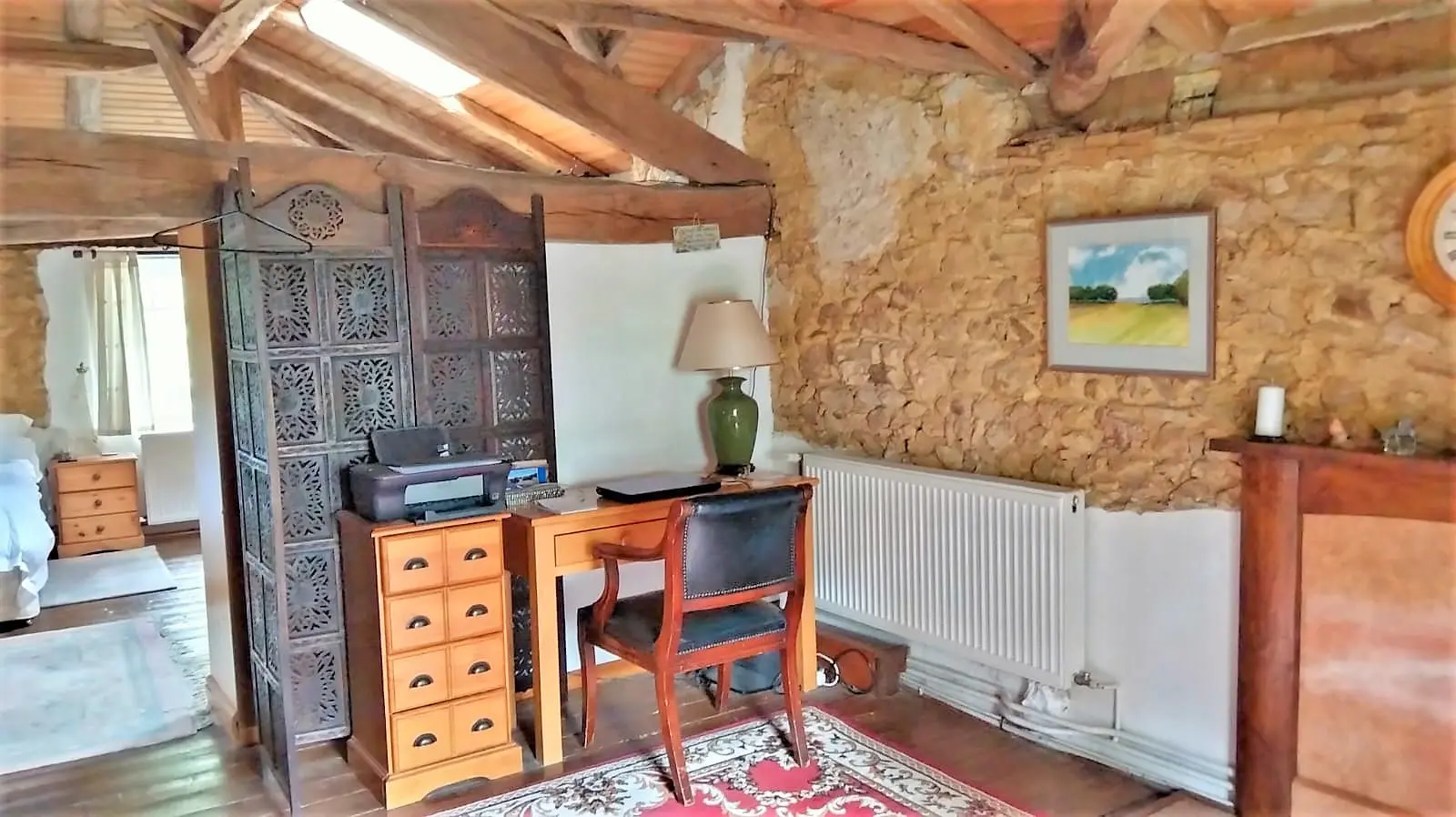 Stone House Of X M² With Outbuildings, Pond, Mature Gardens In Charente