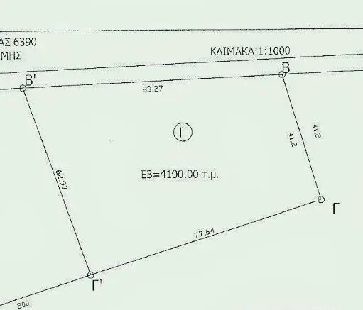 Land Of 4100 M² In The Suburbs Of Thessaloniki