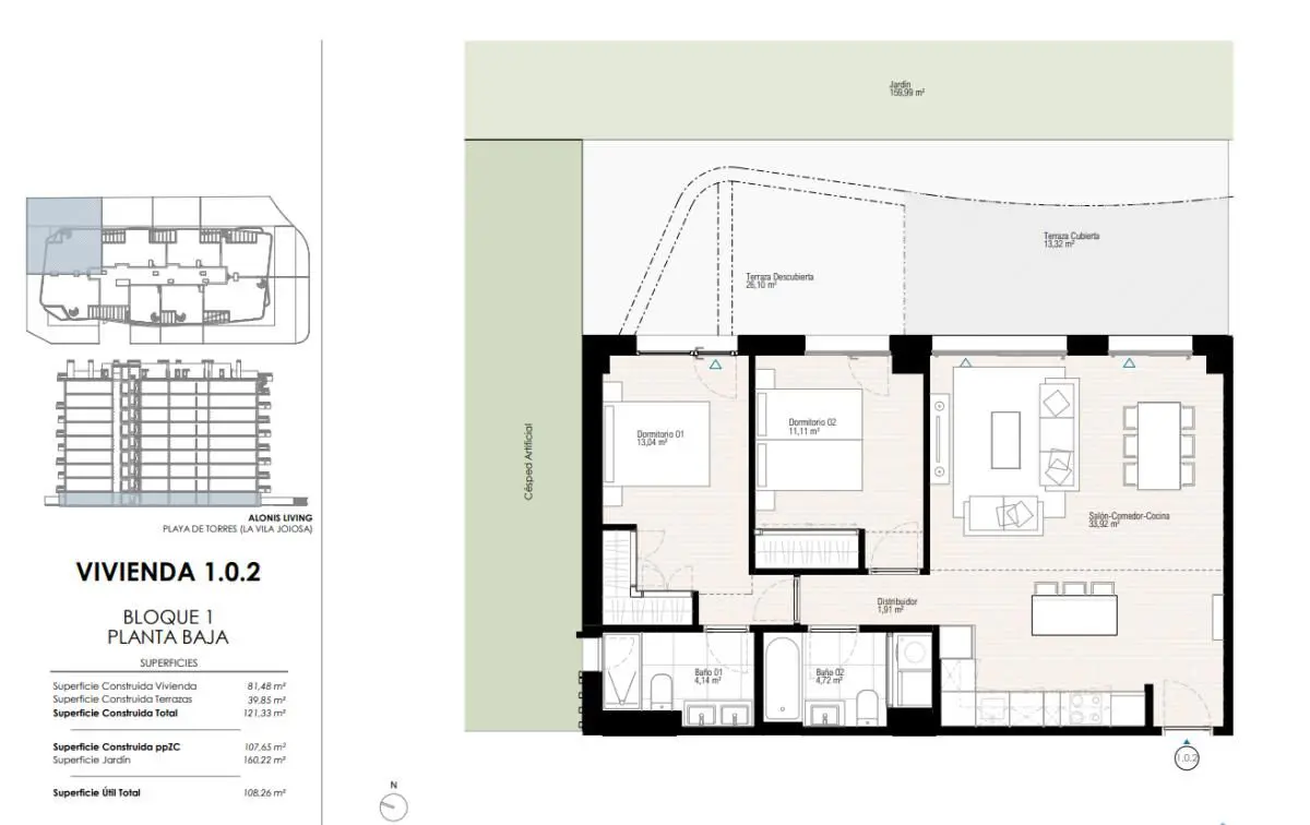 Apartment Of 110 M² With Sea Views In Villajoyosa