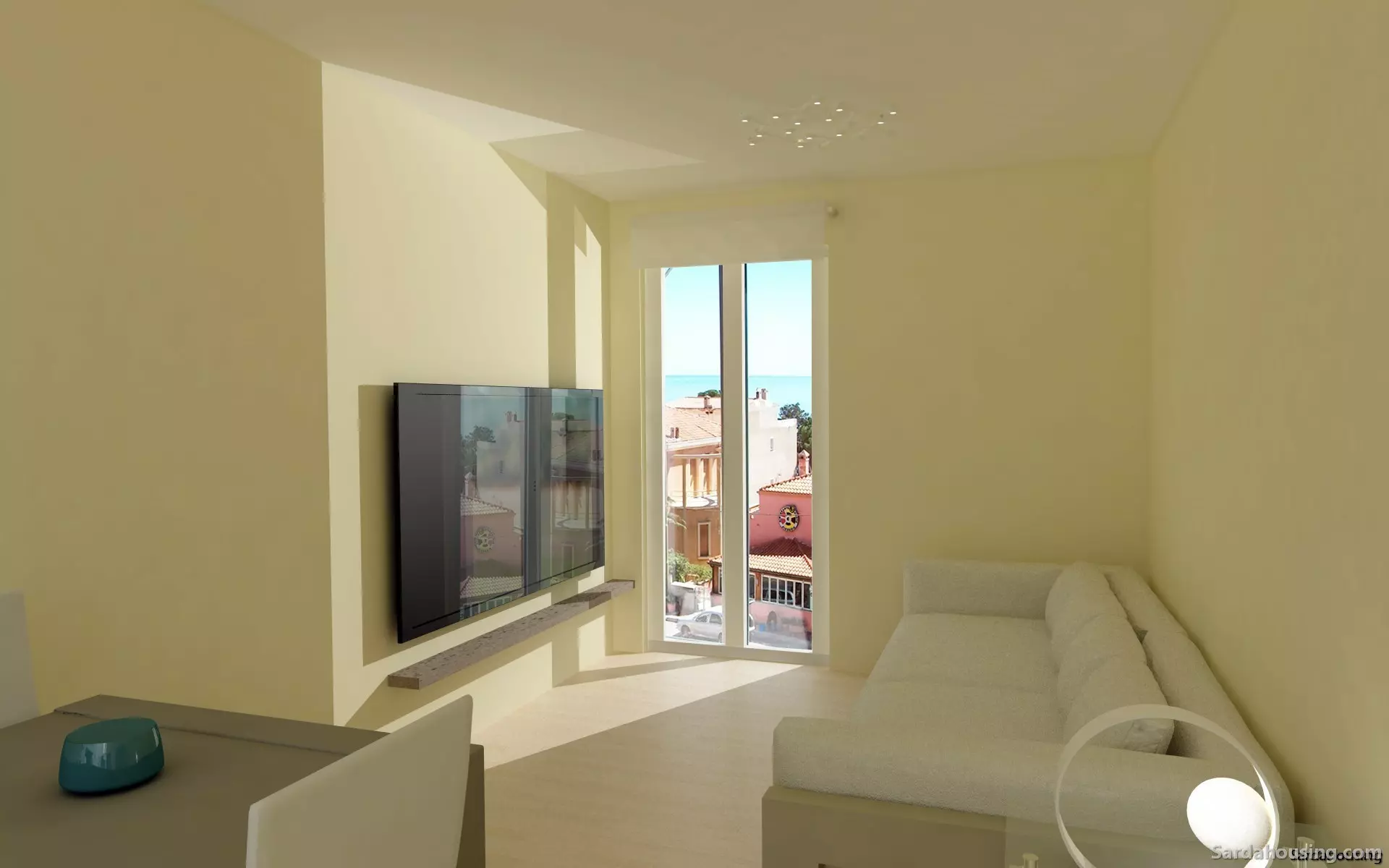 Penthouse With Views 150 M To The Beach In Sardinia