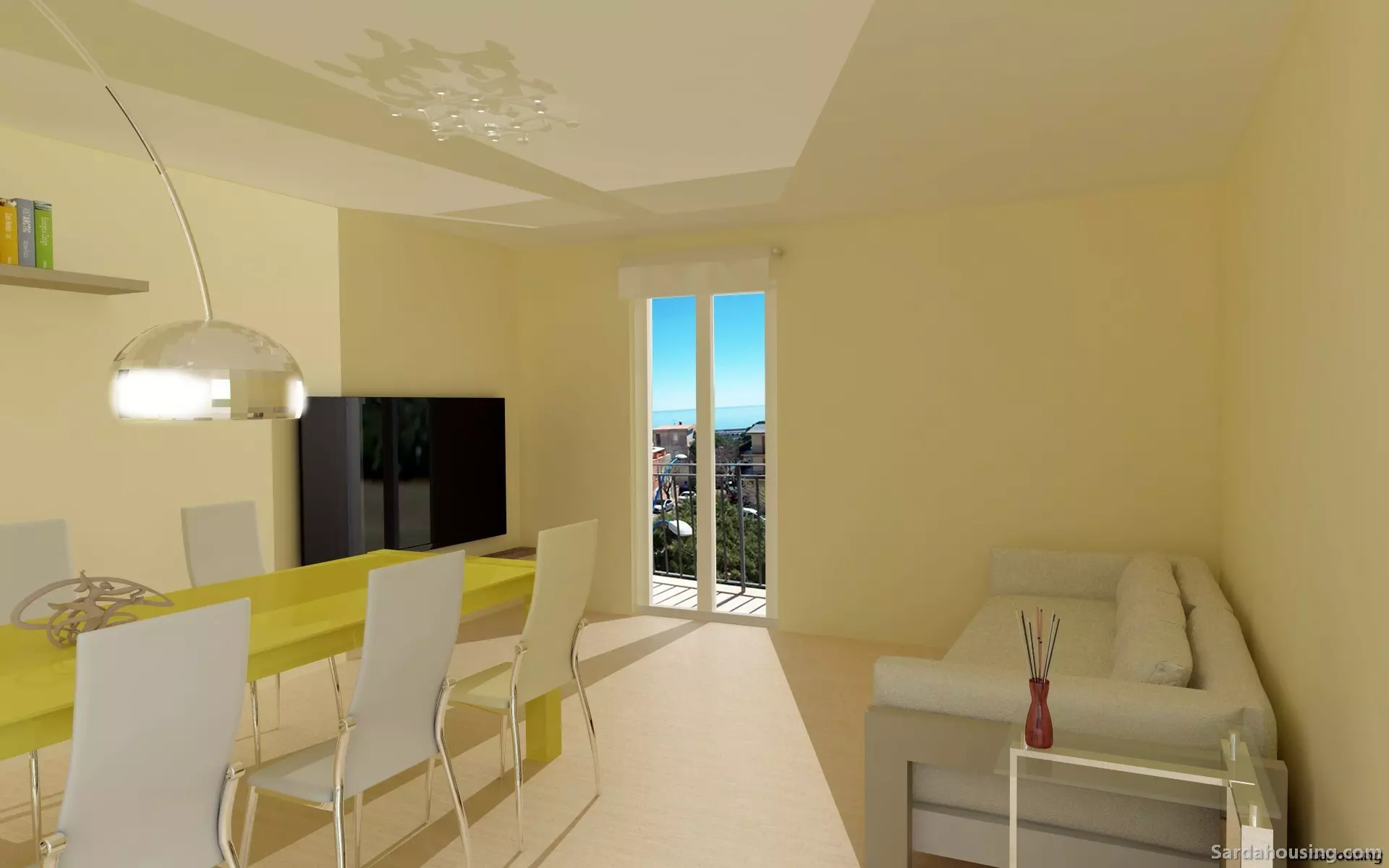 Penthouse With Views 150 M To The Beach In Sardinia
