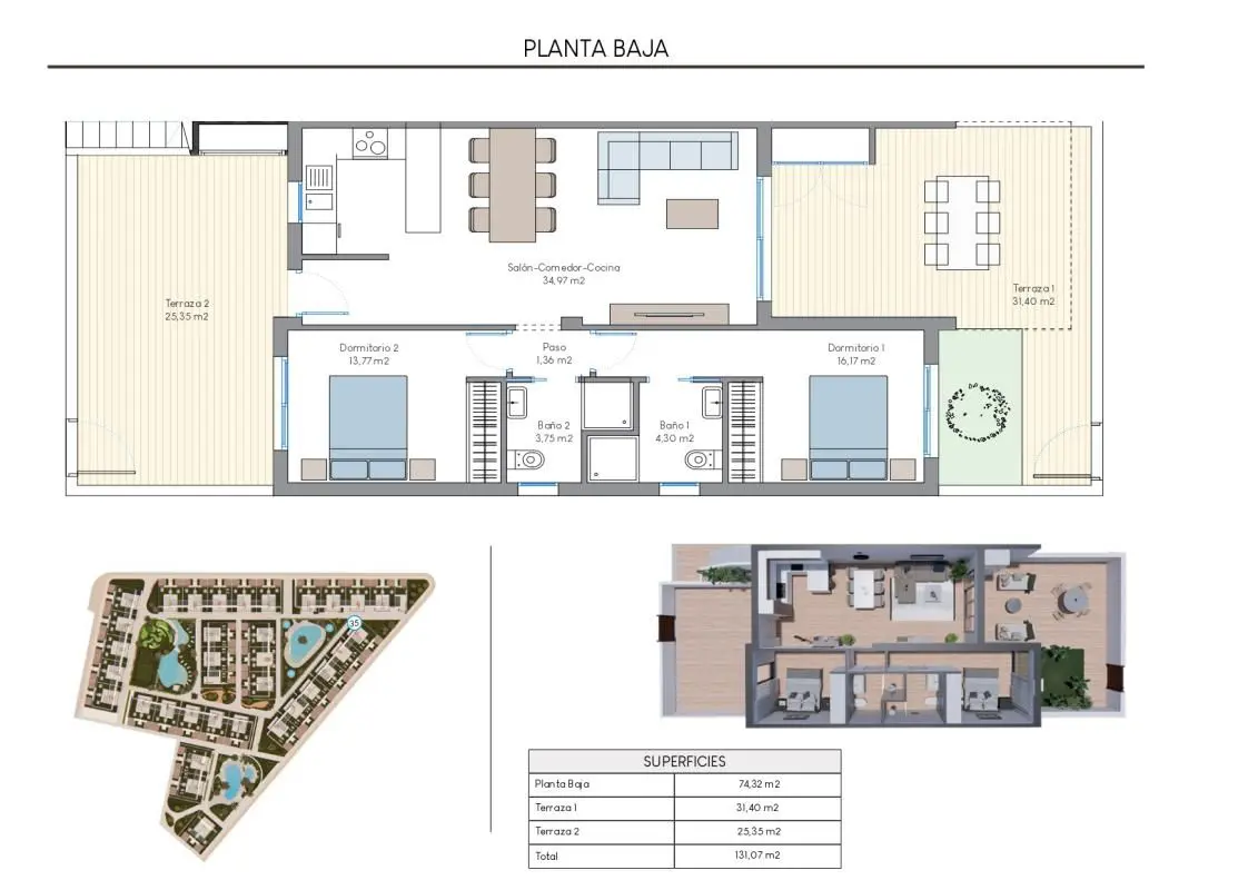 Bungalow Of 131 M² In Torrevieja, Spain