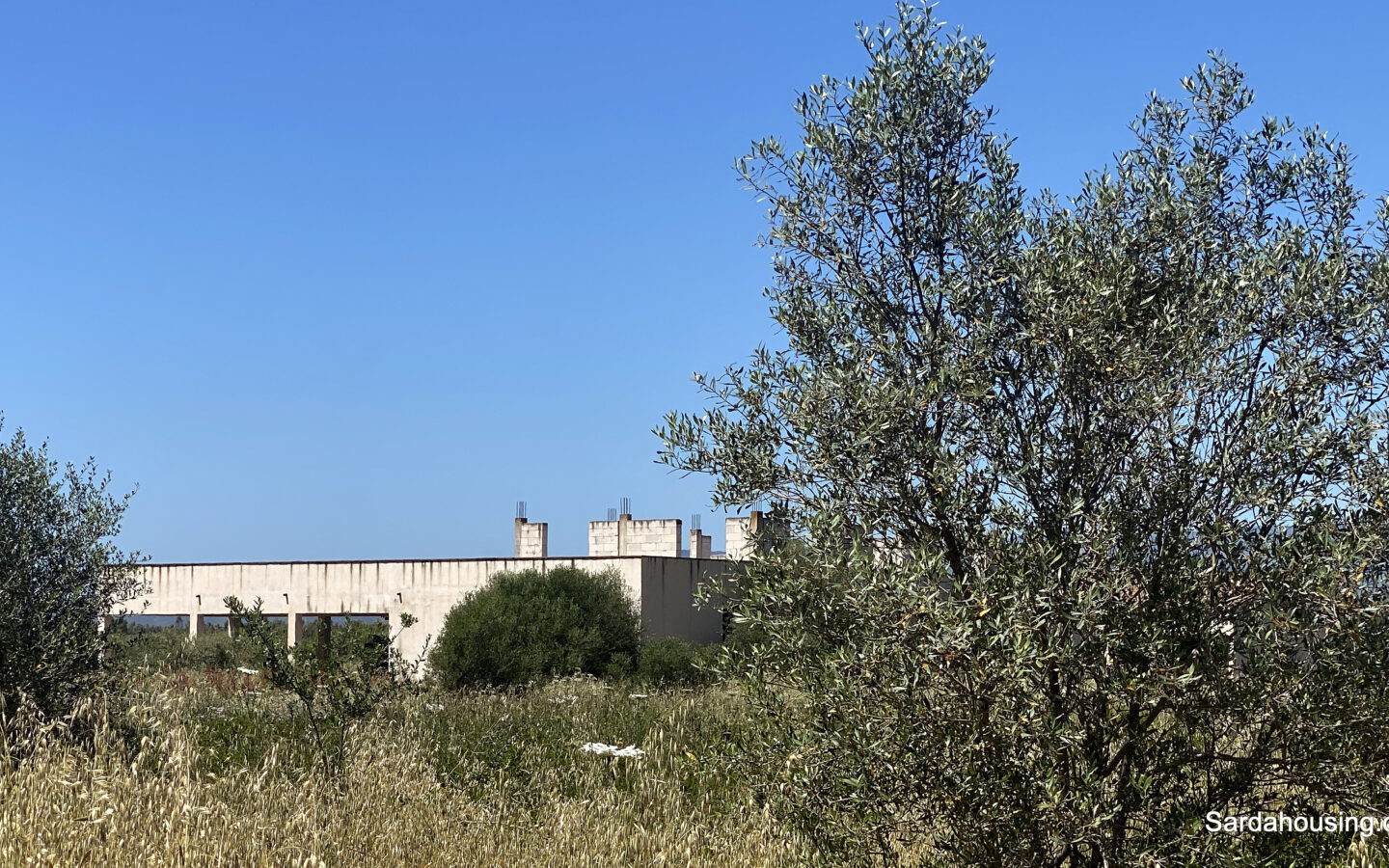 Unfinished Farmhouse With Three Hectares Land In Sardinia