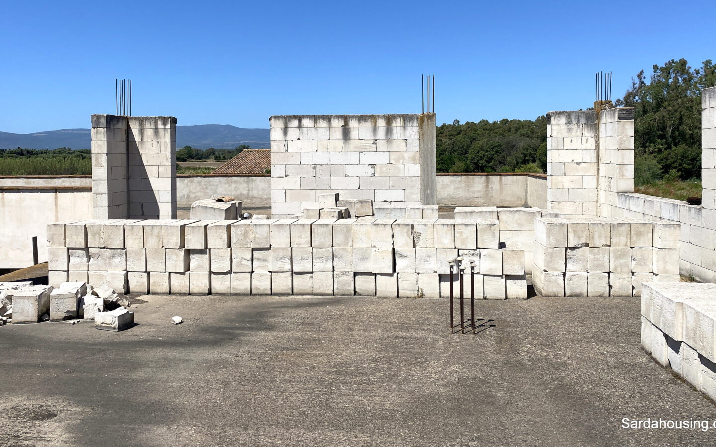 Unfinished Farmhouse With Three Hectares Land In Sardinia