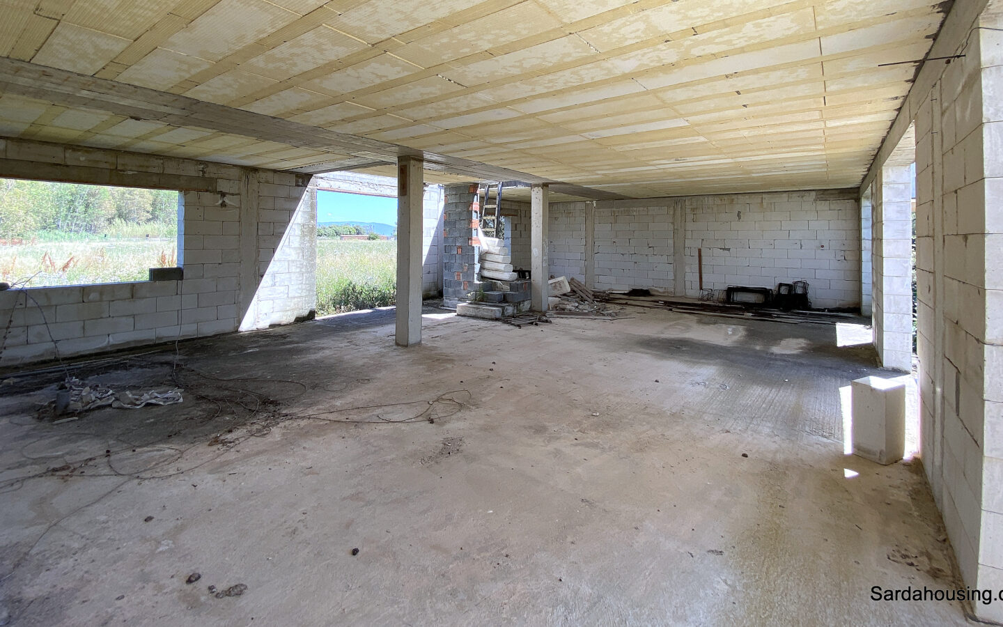 Unfinished Farmhouse With Three Hectares Land In Sardinia