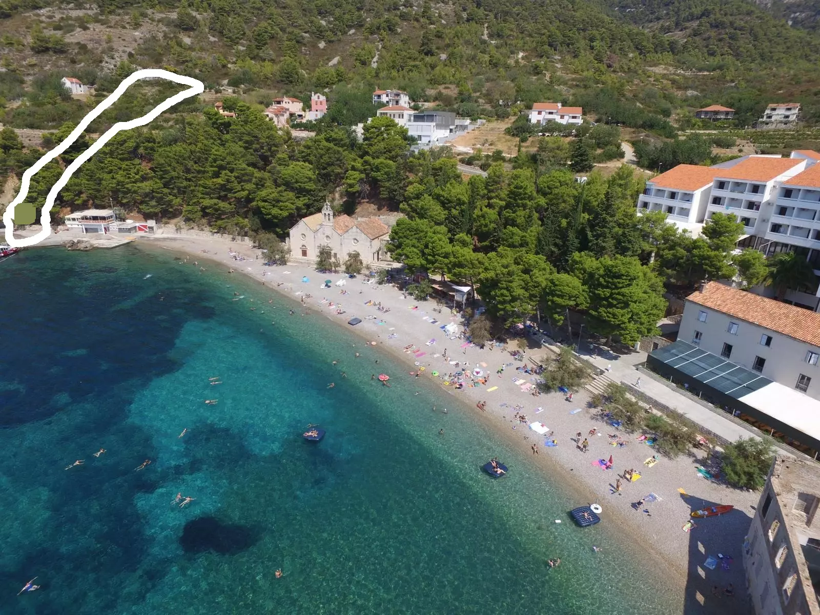 Construction Land Of 4500 M² In Komiža, Vis Island