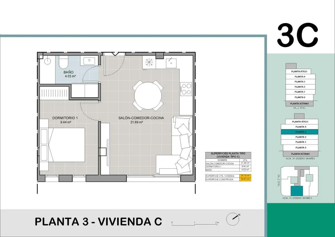 Apartment Of 61 M² In Torrevieja, Spain
