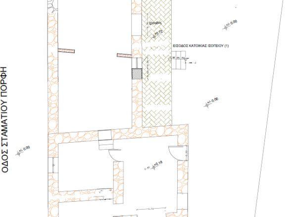 Traditional Stone Corner House Of 148 M² With 253 M² Plot In Central Koropi
