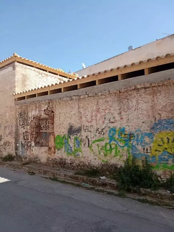 Traditional Stone Corner House Of 148 M² With 253 M² Plot In Central Koropi