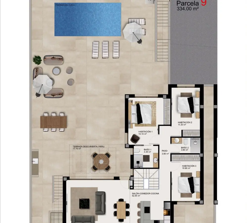 3-bedroom Villa In Benijofar, Spain (218 M²)