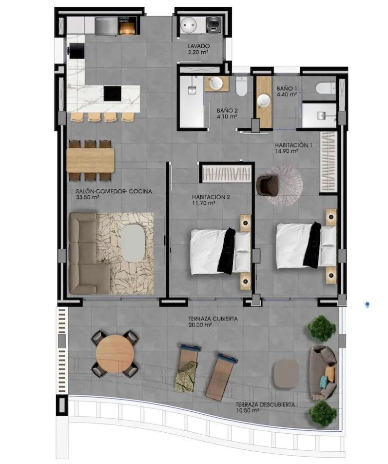 Apartment Of 110 M² In Finestrat, Spain