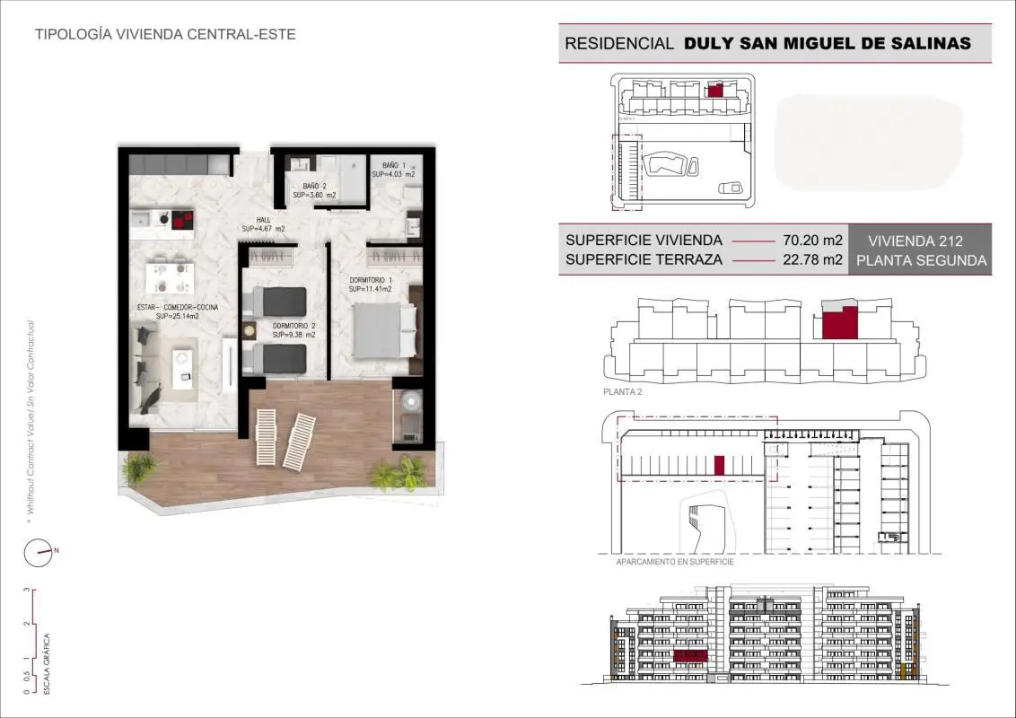 Apartment Of 70 M² In San Miguel De Salinas